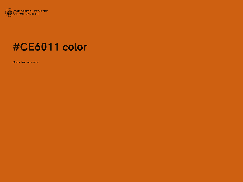 #CE6011 color image