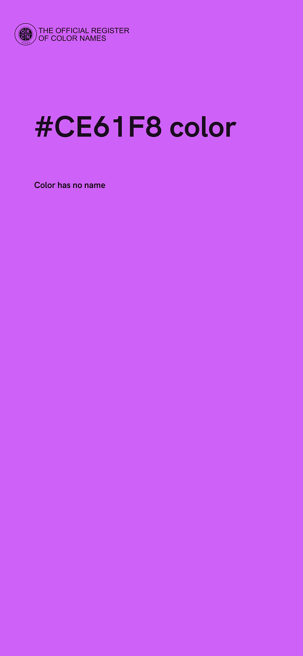 #CE61F8 color image