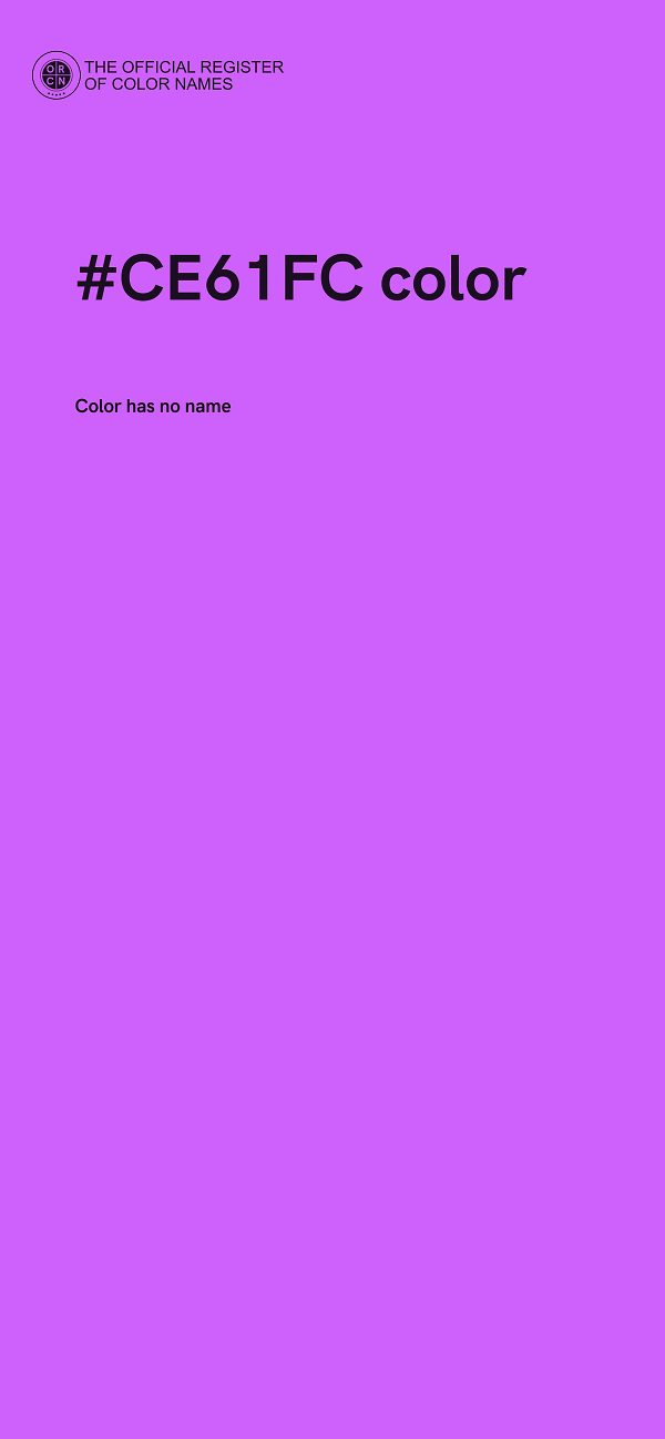 #CE61FC color image
