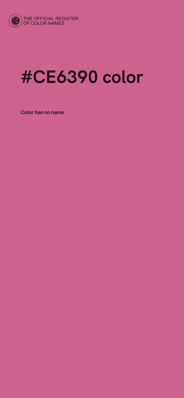 #CE6390 color image