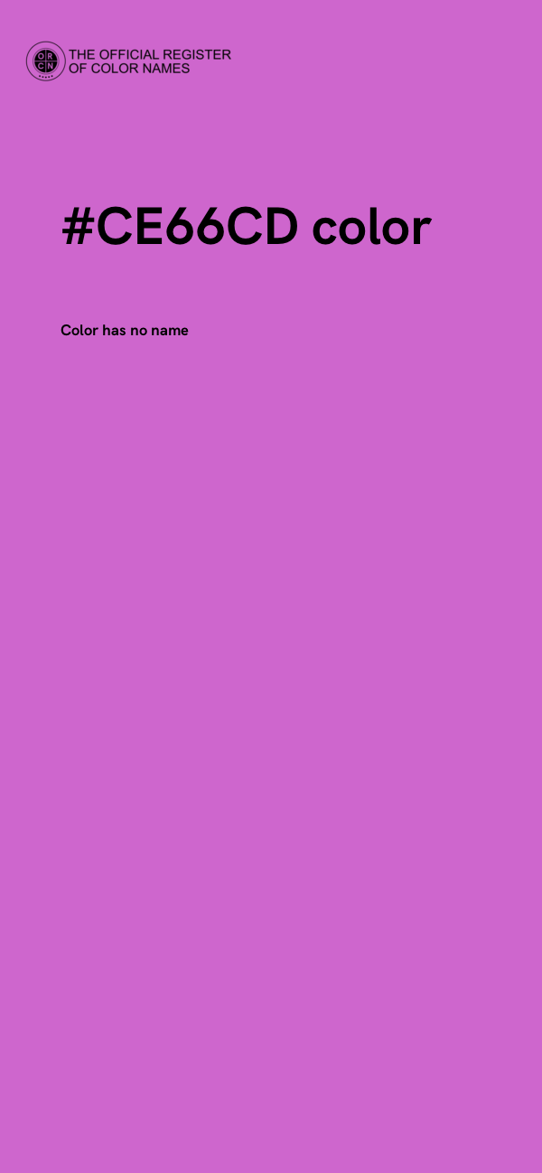 #CE66CD color image