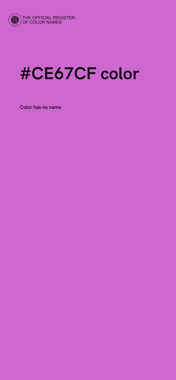 #CE67CF color image