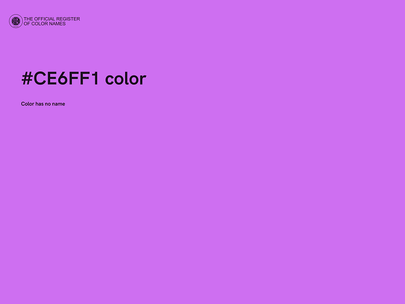 #CE6FF1 color image