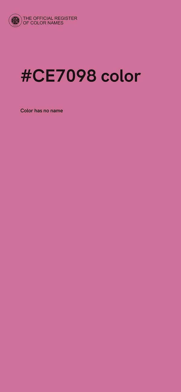 #CE7098 color image