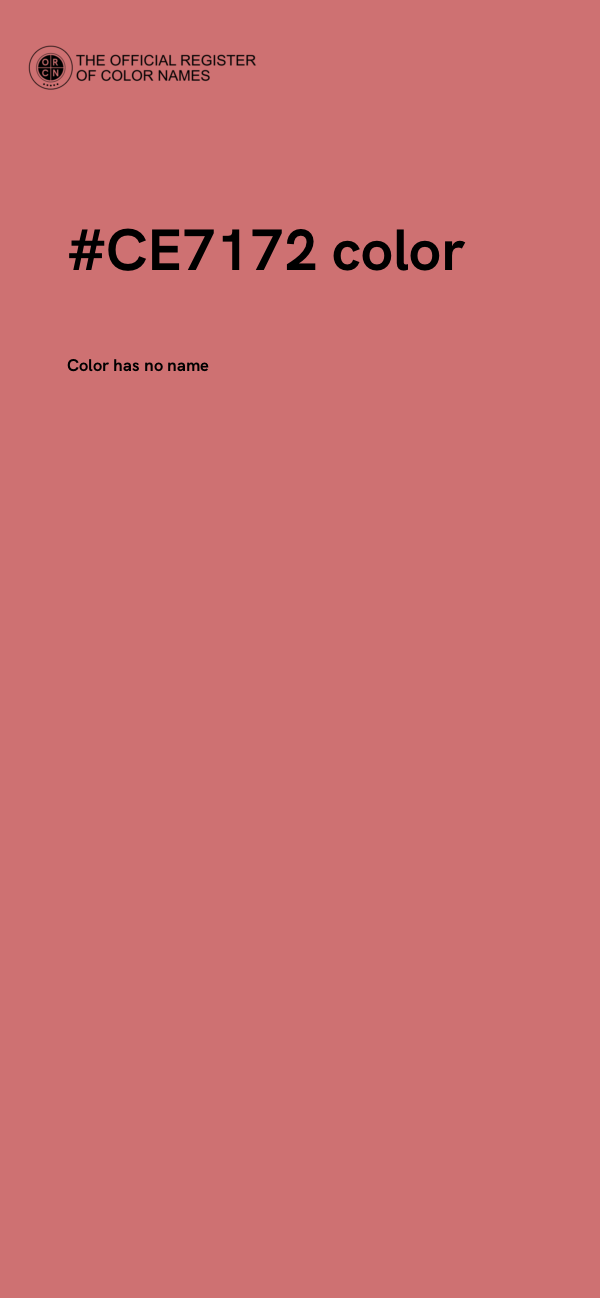#CE7172 color image