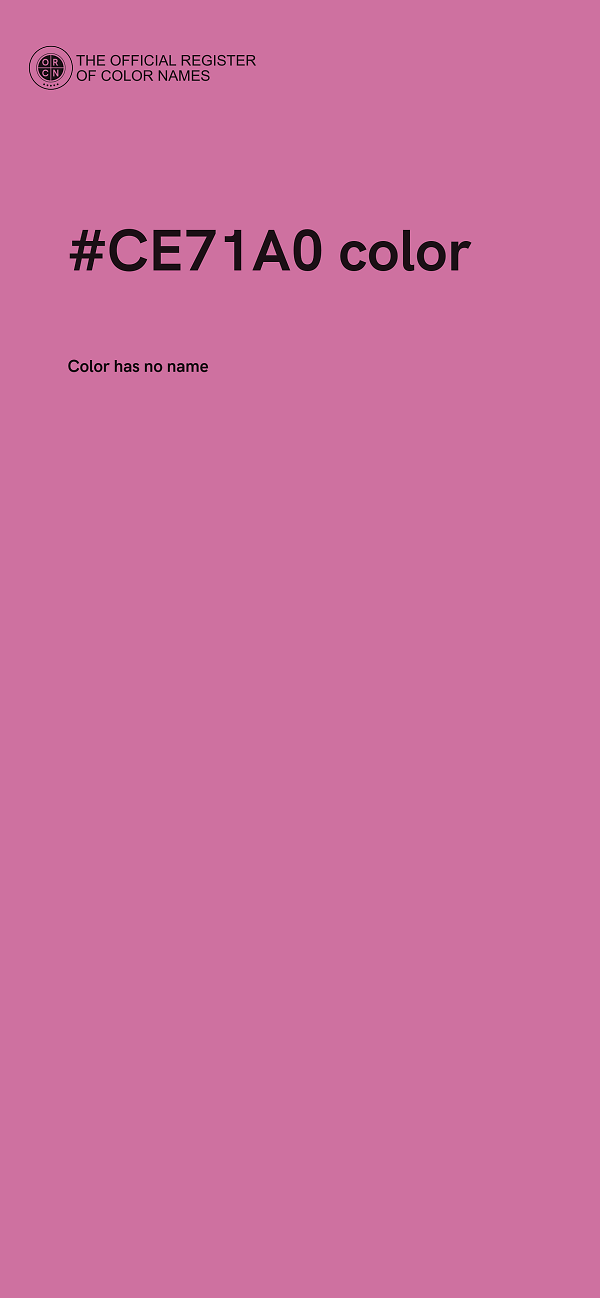 #CE71A0 color image