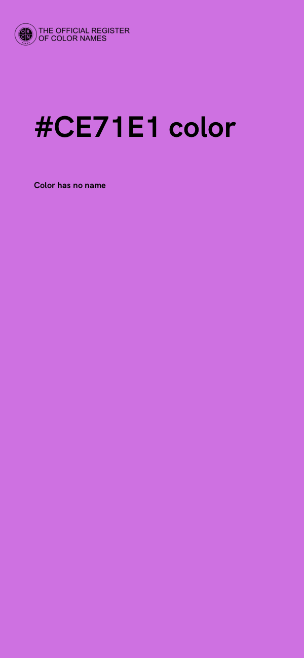 #CE71E1 color image