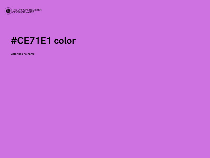 #CE71E1 color image