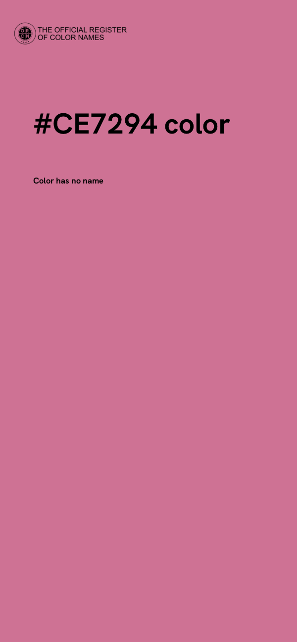 #CE7294 color image