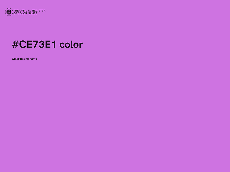 #CE73E1 color image