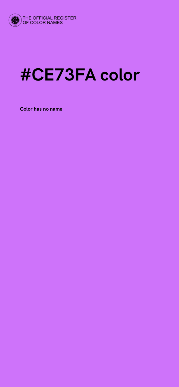 #CE73FA color image