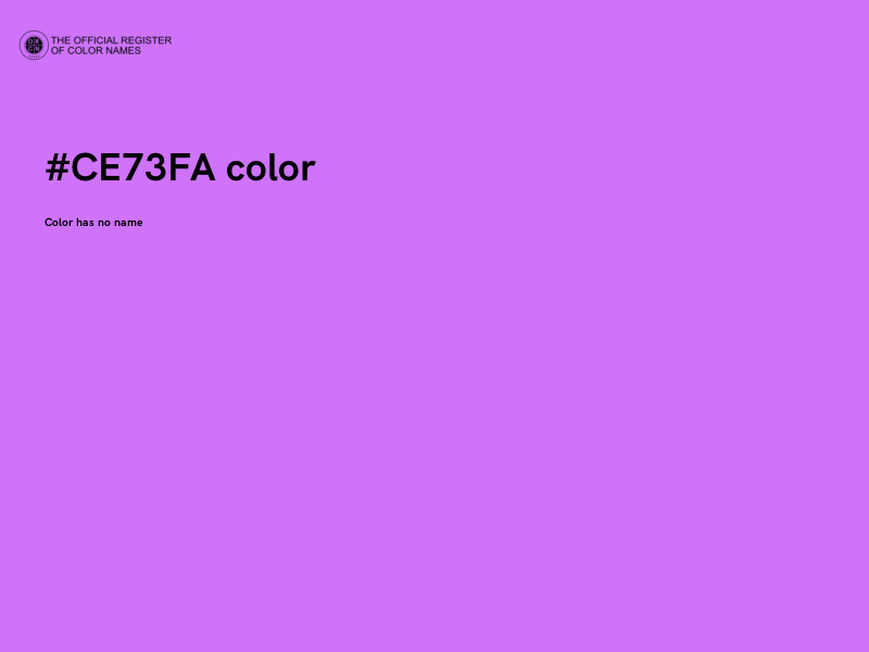 #CE73FA color image