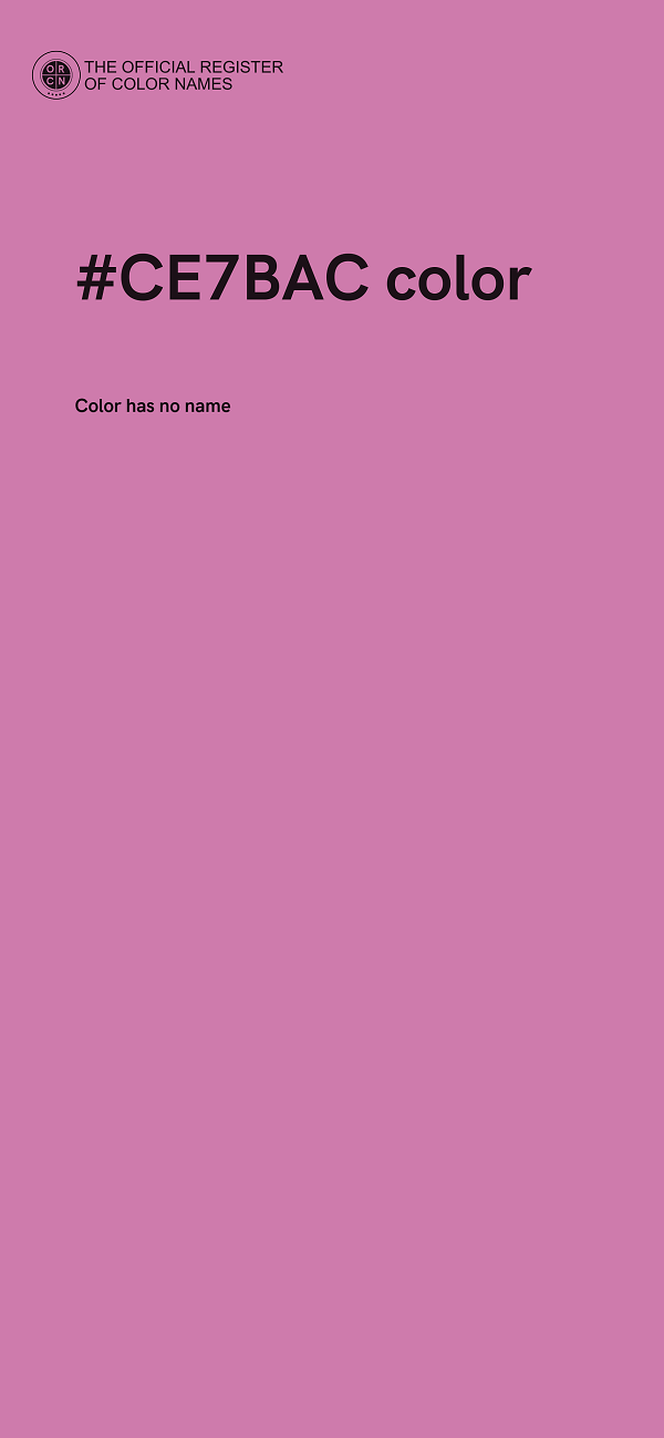 #CE7BAC color image