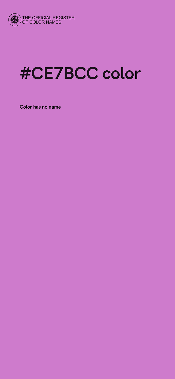 #CE7BCC color image