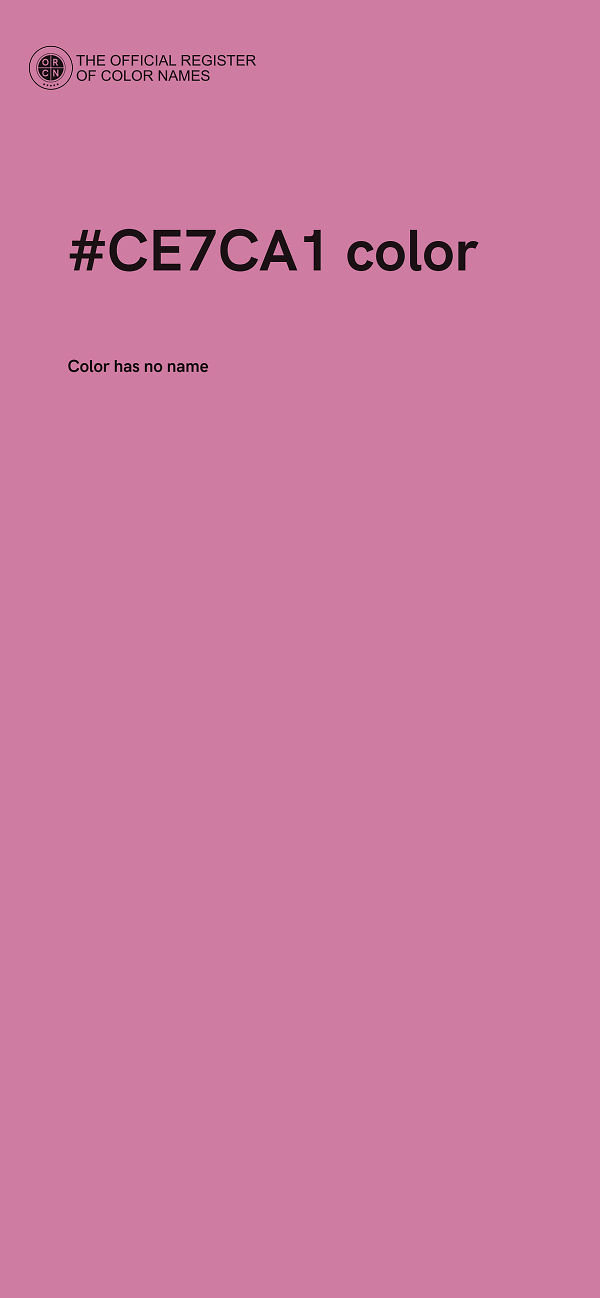 #CE7CA1 color image