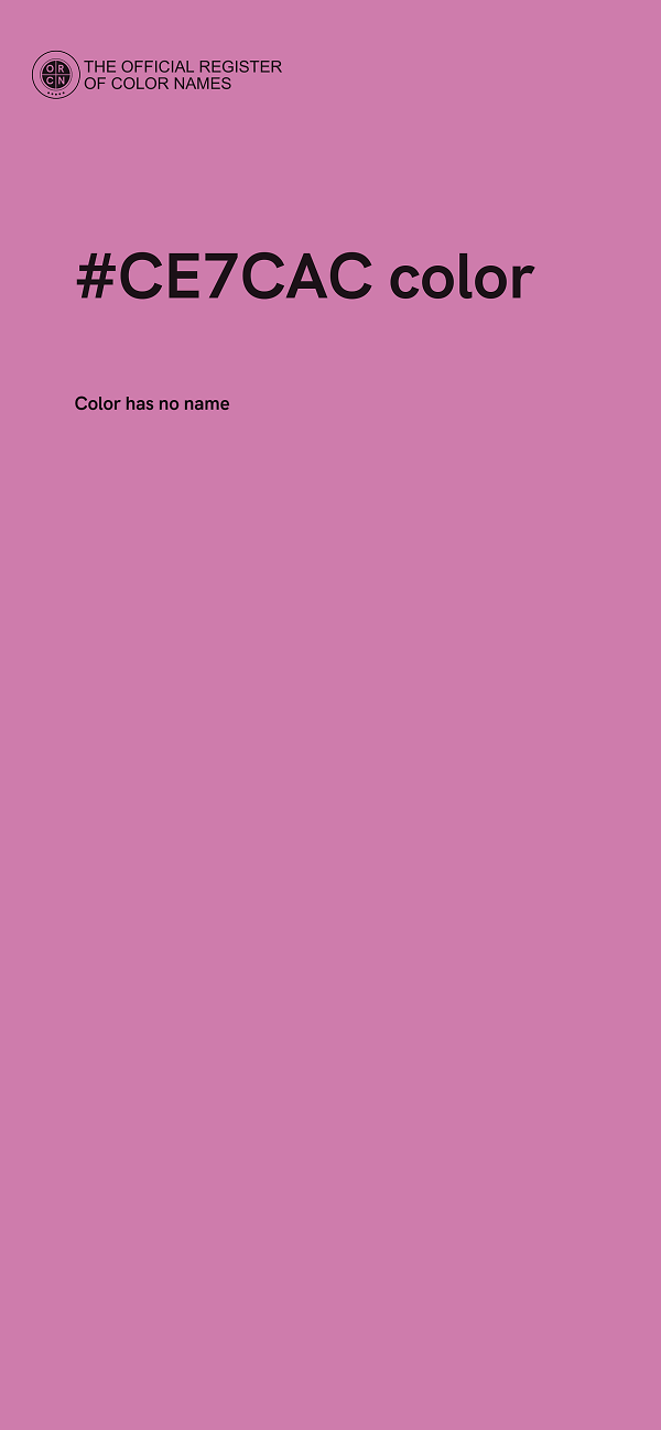 #CE7CAC color image