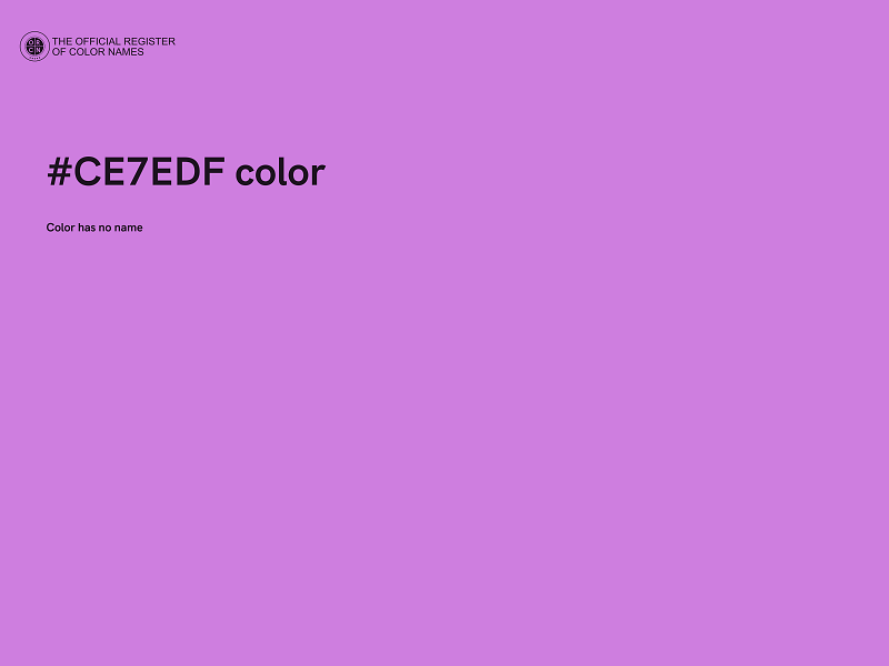 #CE7EDF color image