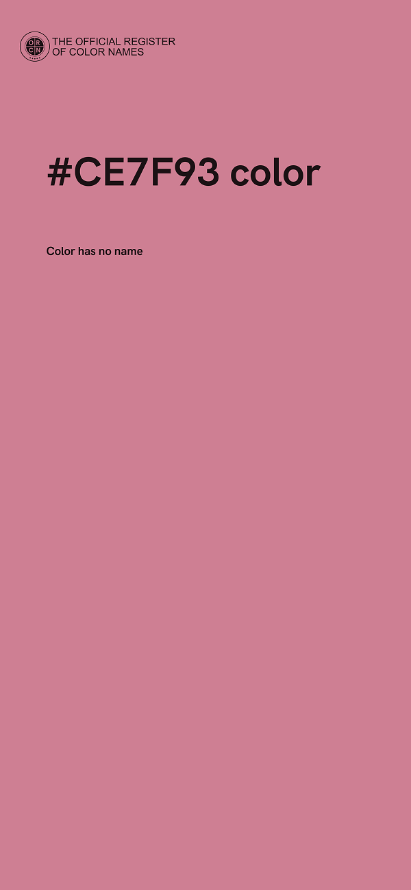 #CE7F93 color image