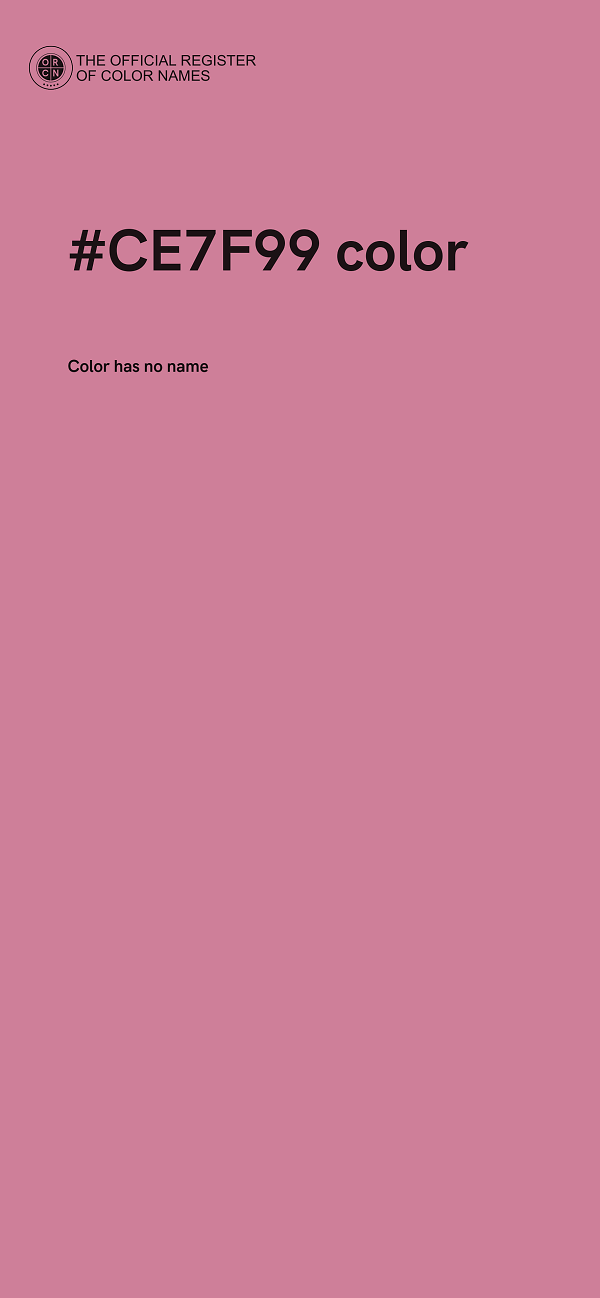 #CE7F99 color image
