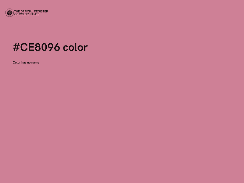 #CE8096 color image