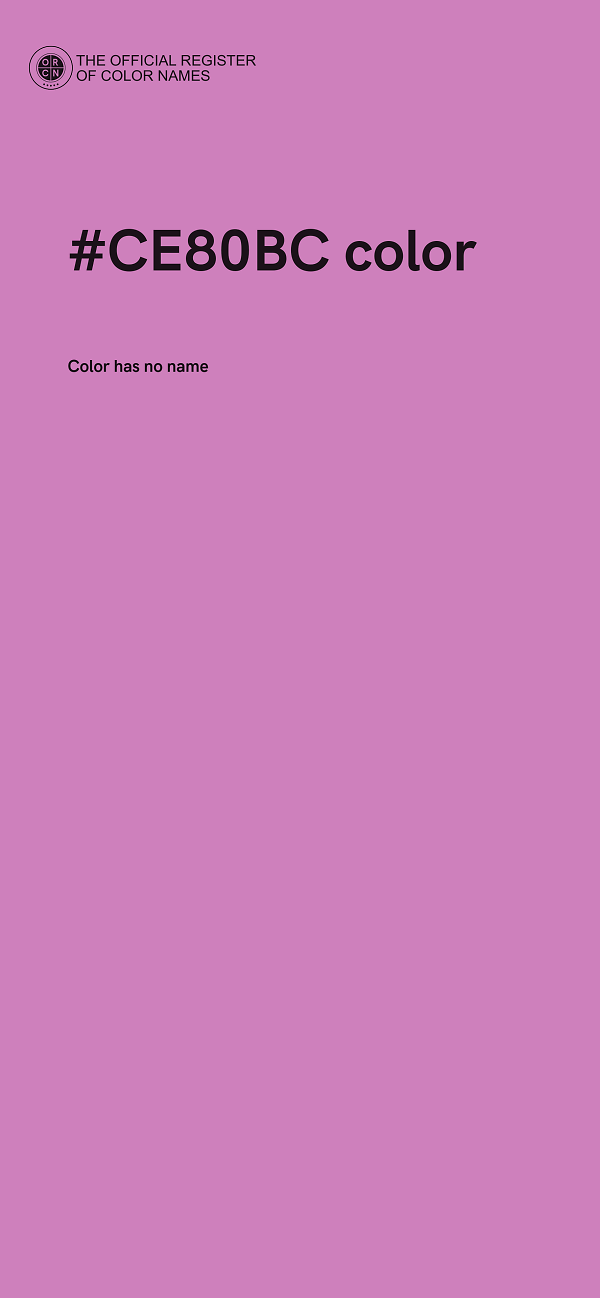 #CE80BC color image