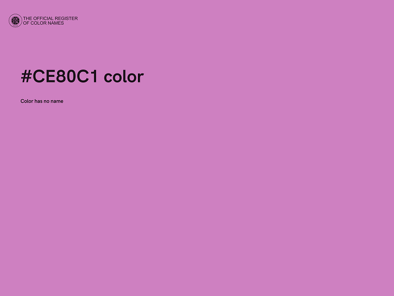 #CE80C1 color image