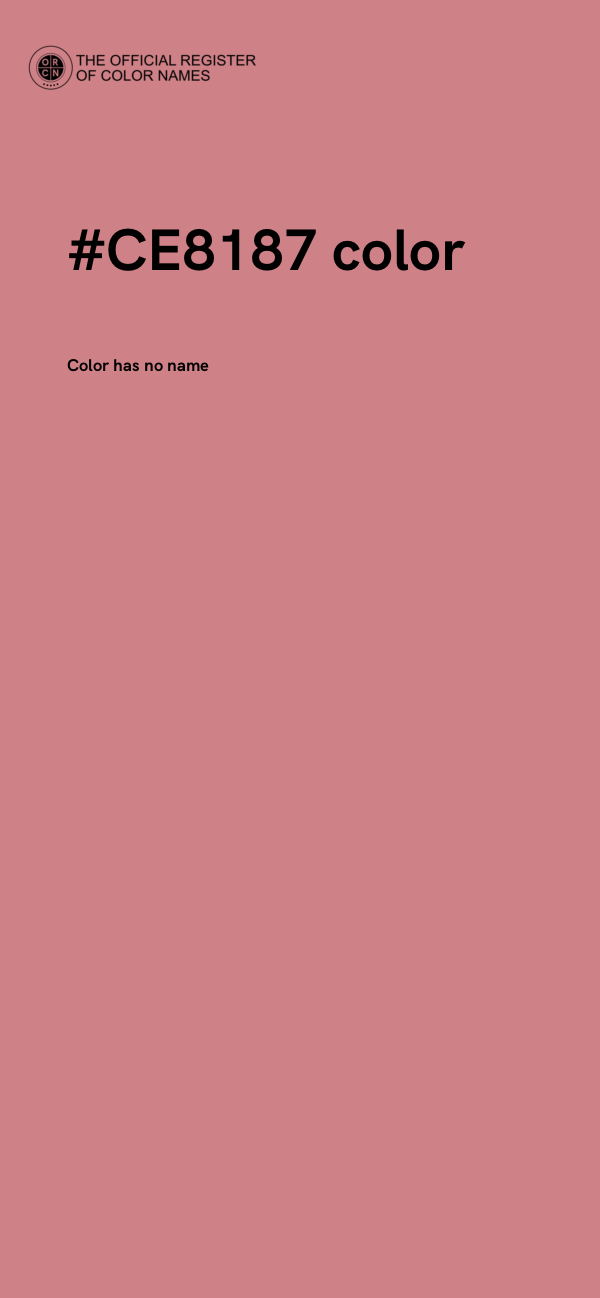 #CE8187 color image