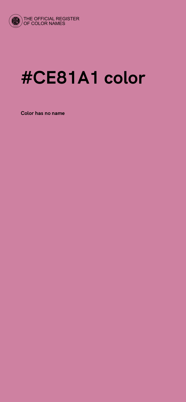 #CE81A1 color image