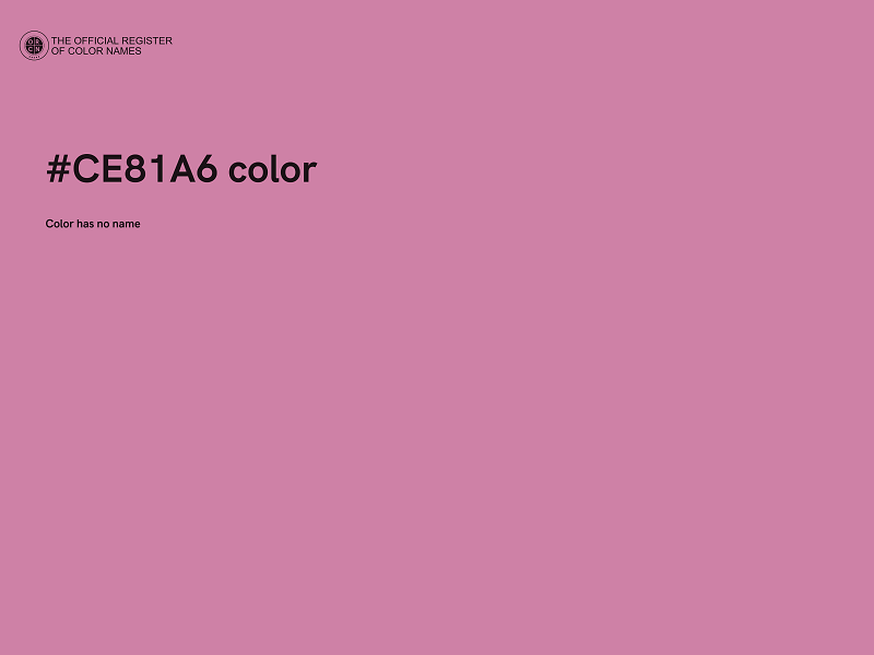 #CE81A6 color image