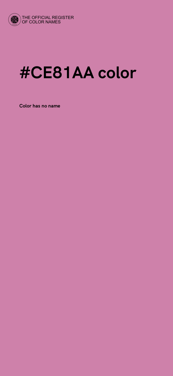 #CE81AA color image