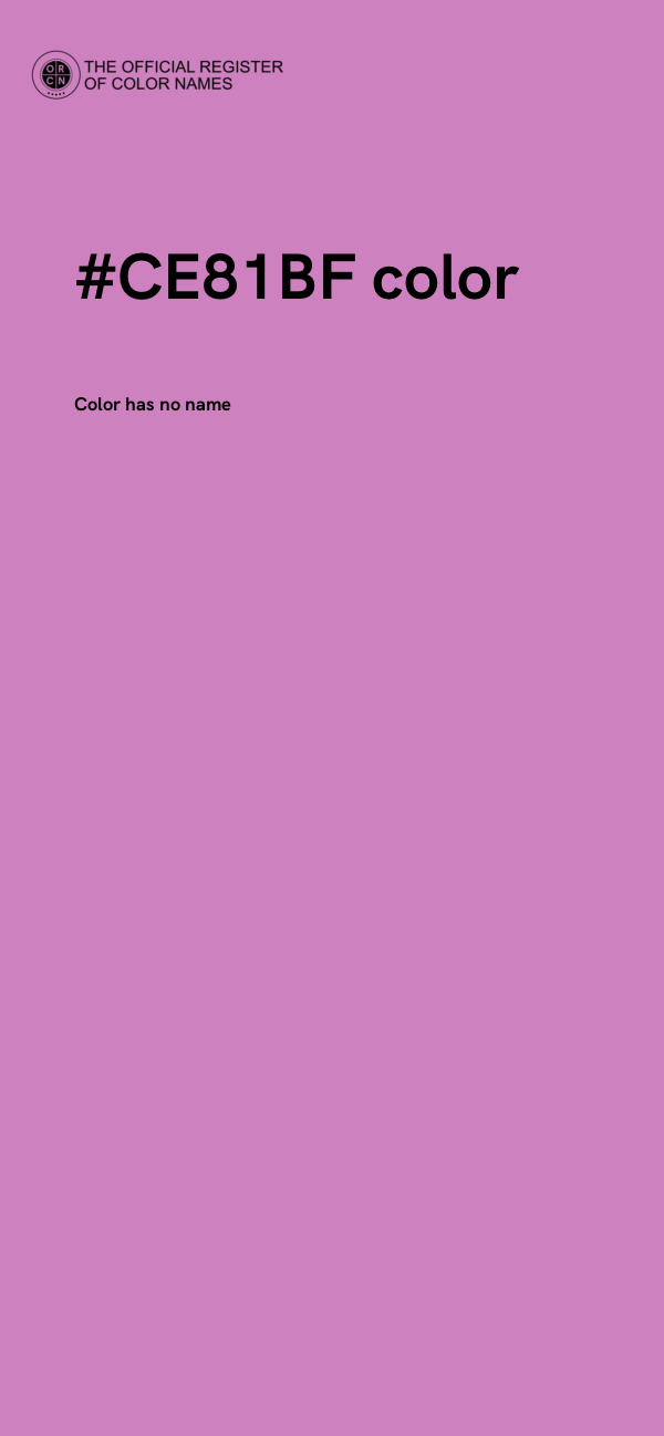 #CE81BF color image