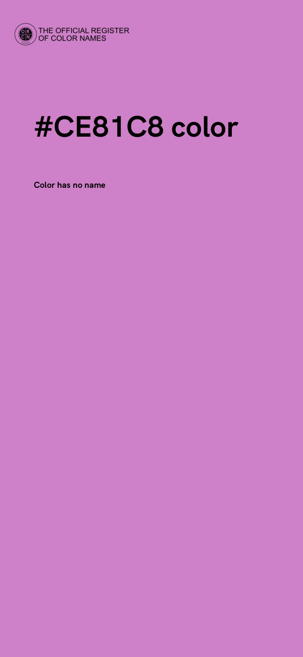 #CE81C8 color image