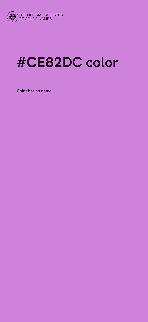 #CE82DC color image