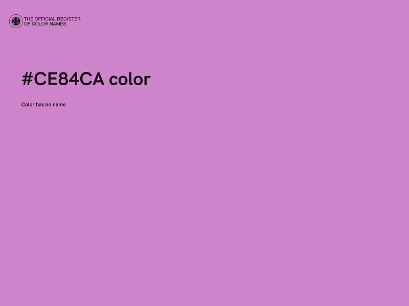 #CE84CA color image