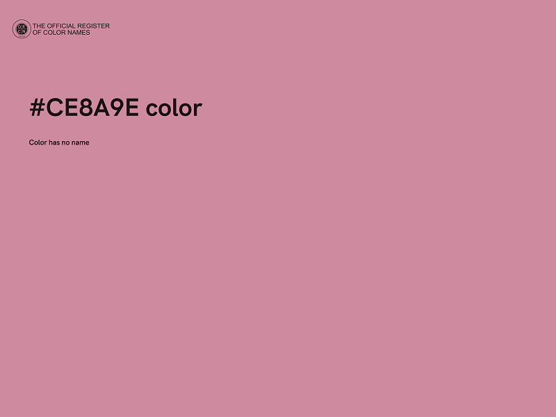 #CE8A9E color image