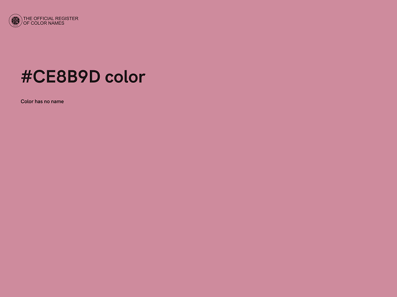 #CE8B9D color image