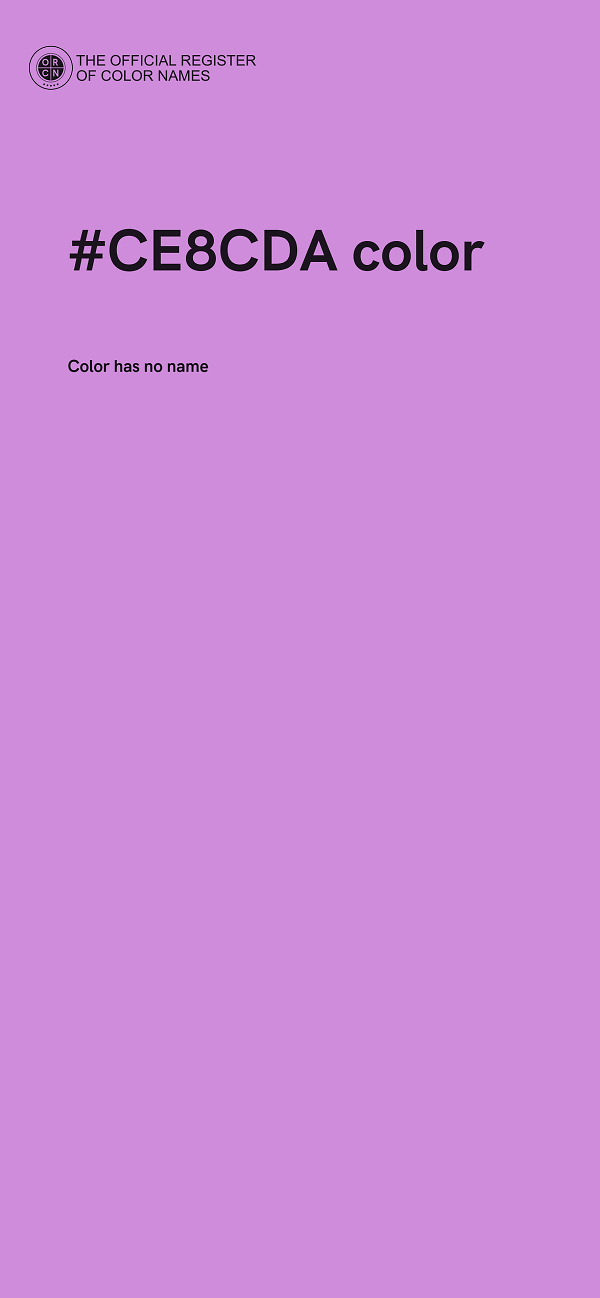 #CE8CDA color image