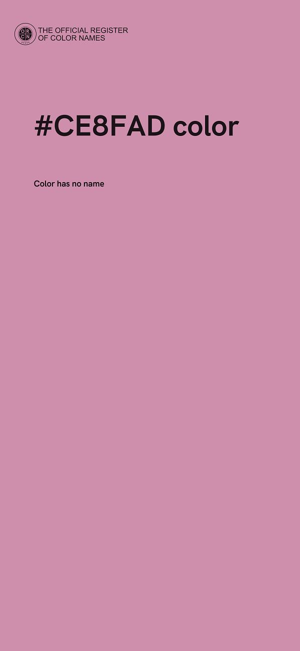 #CE8FAD color image