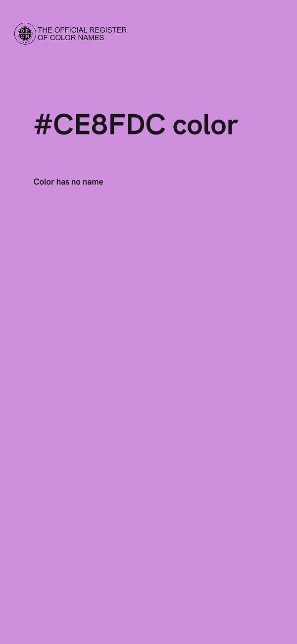 #CE8FDC color image