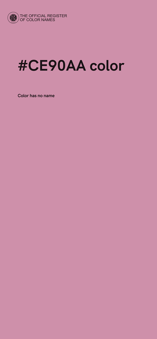 #CE90AA color image