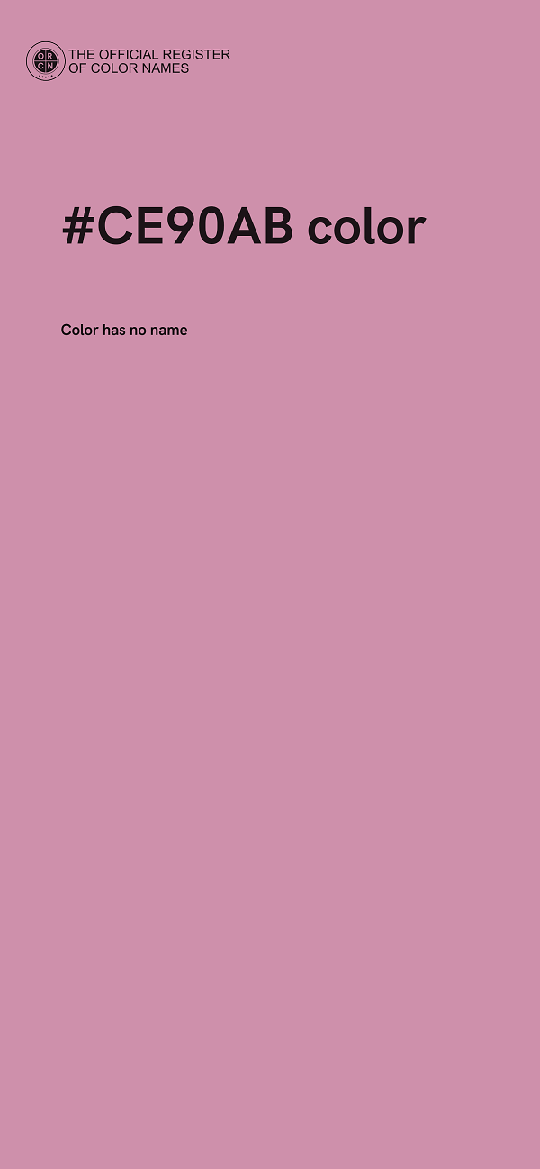 #CE90AB color image