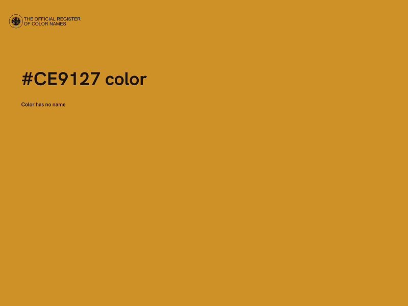 #CE9127 color image