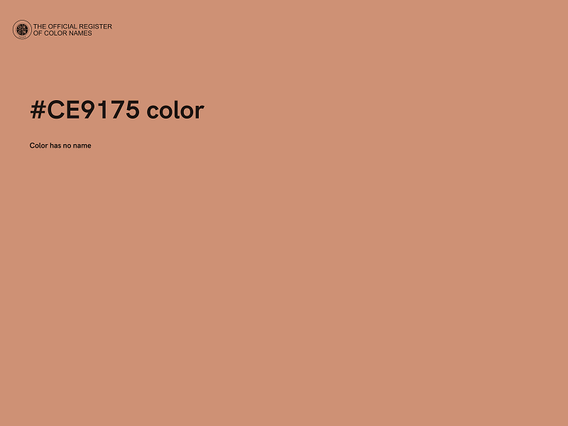 #CE9175 color image