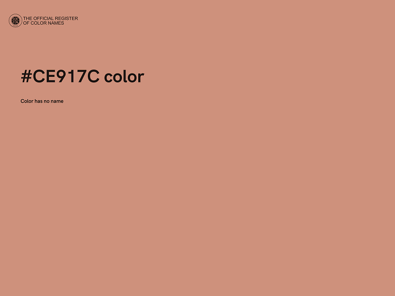 #CE917C color image