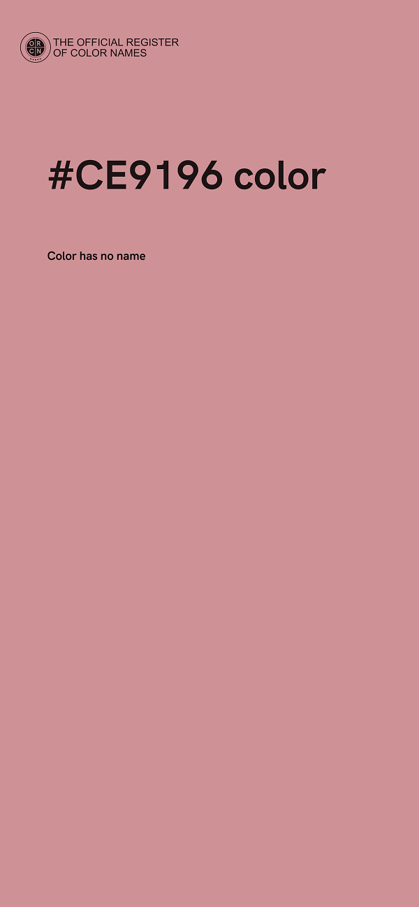 #CE9196 color image