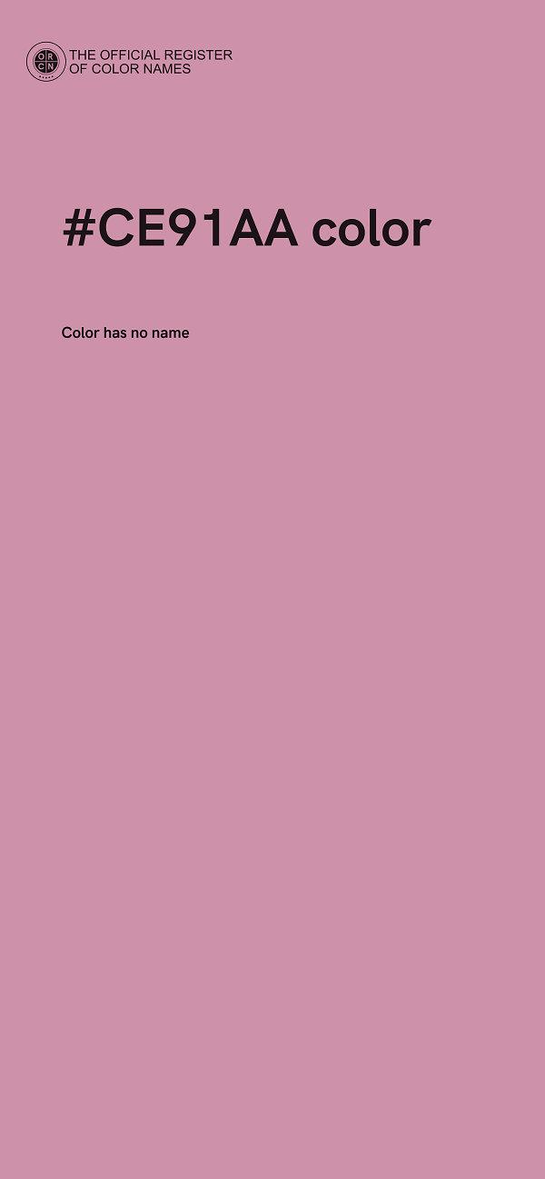 #CE91AA color image