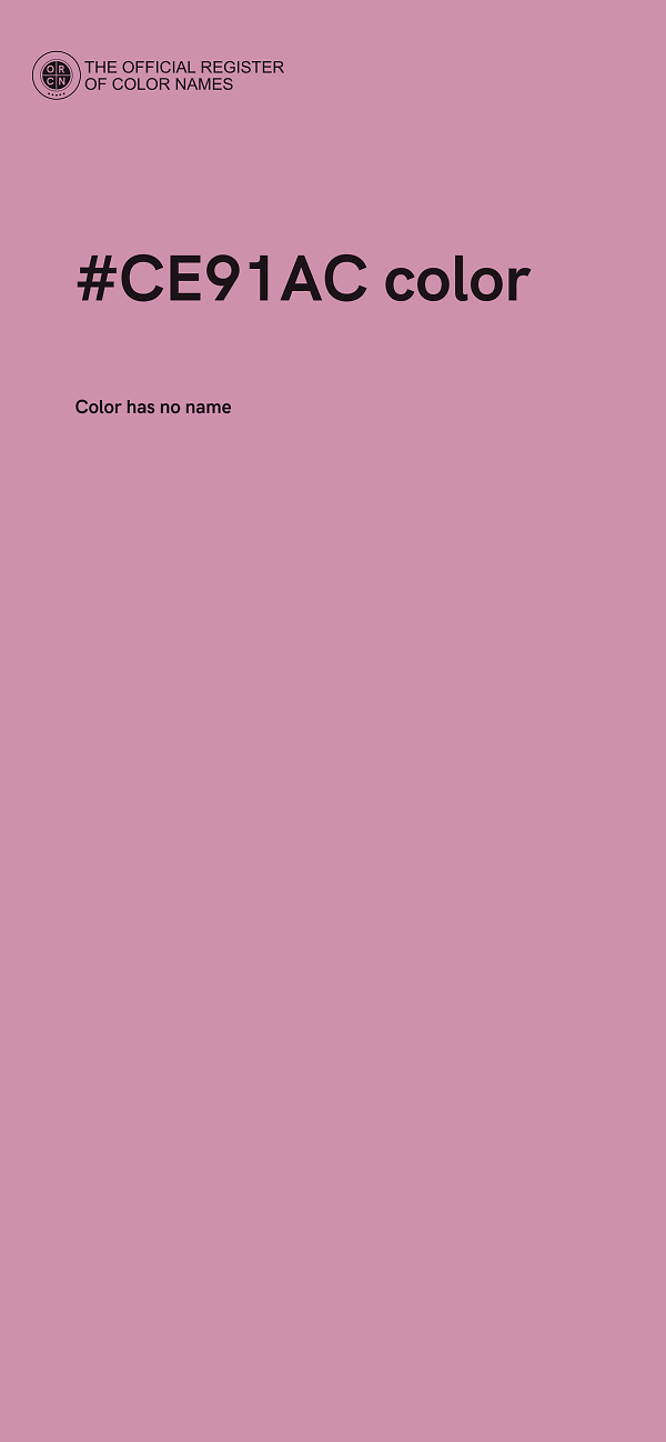 #CE91AC color image