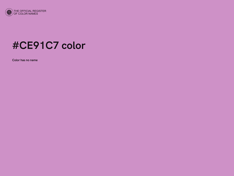 #CE91C7 color image