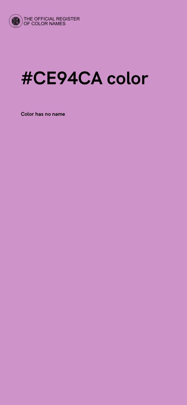 #CE94CA color image