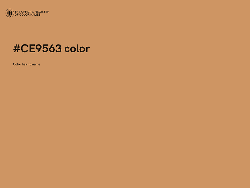 #CE9563 color image